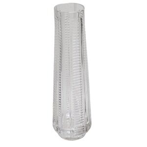 Vintage Pressed Glass Optical Vase‎ by Milos Filip - Czech Republic Home Decor